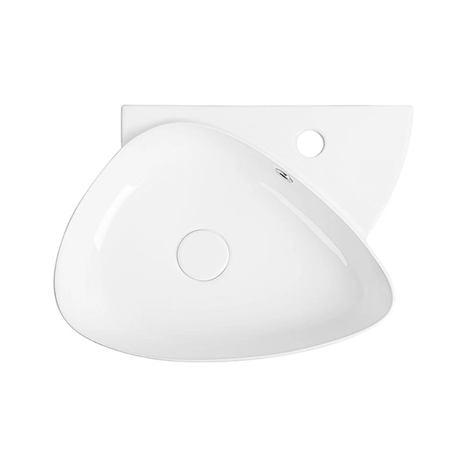 white bathroom sink 19 inches wall-mount sink in ceramic 49 cm wall-hung basin from top washbasin manufacturer in china - meilong